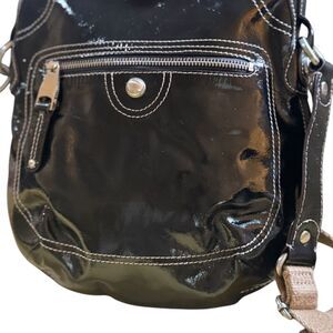 CLASSIC SADDLEBAG by B. MAKOWSKY BLACK PATTEN